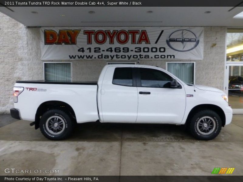Super White / Black 2011 Toyota Tundra TRD Rock Warrior Double Cab 4x4