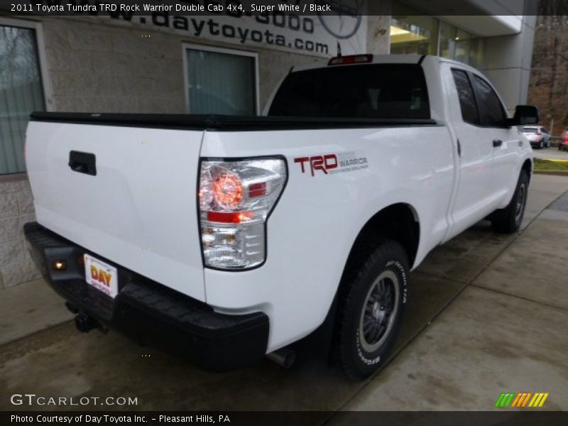 Super White / Black 2011 Toyota Tundra TRD Rock Warrior Double Cab 4x4