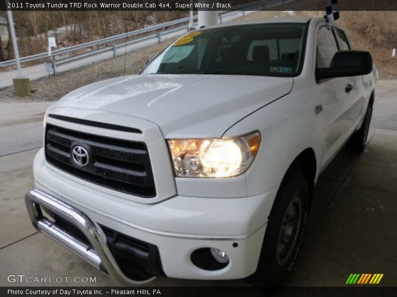 Super White / Black 2011 Toyota Tundra TRD Rock Warrior Double Cab 4x4
