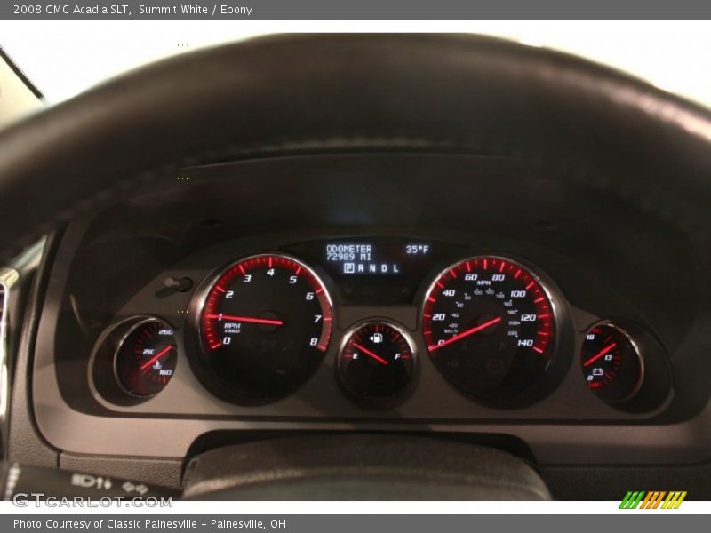 Summit White / Ebony 2008 GMC Acadia SLT