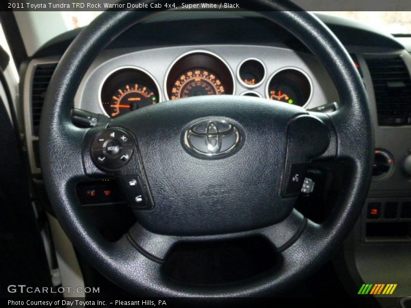 Super White / Black 2011 Toyota Tundra TRD Rock Warrior Double Cab 4x4