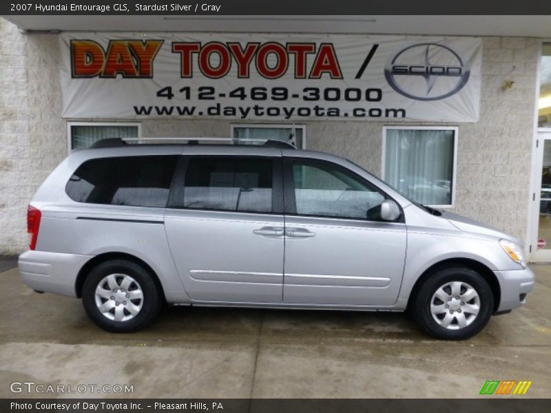 Stardust Silver / Gray 2007 Hyundai Entourage GLS