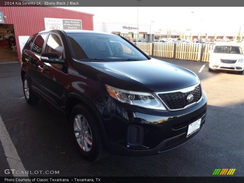Ebony Black / Black 2014 Kia Sorento LX