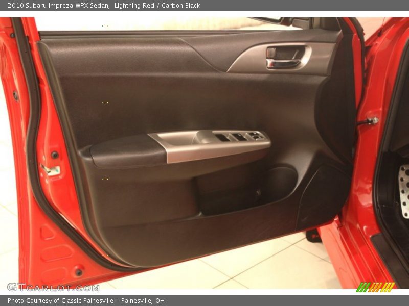 Door Panel of 2010 Impreza WRX Sedan