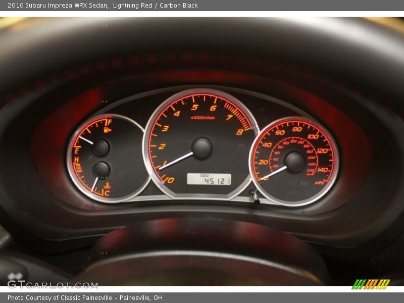  2010 Impreza WRX Sedan WRX Sedan Gauges