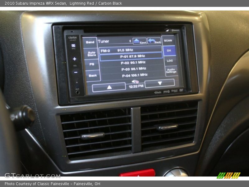 Lightning Red / Carbon Black 2010 Subaru Impreza WRX Sedan