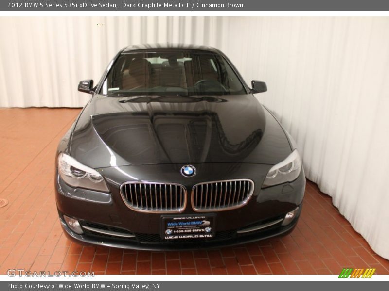 Dark Graphite Metallic II / Cinnamon Brown 2012 BMW 5 Series 535i xDrive Sedan