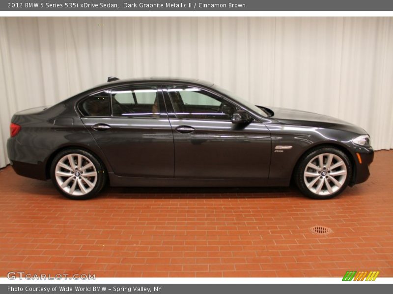 Dark Graphite Metallic II / Cinnamon Brown 2012 BMW 5 Series 535i xDrive Sedan