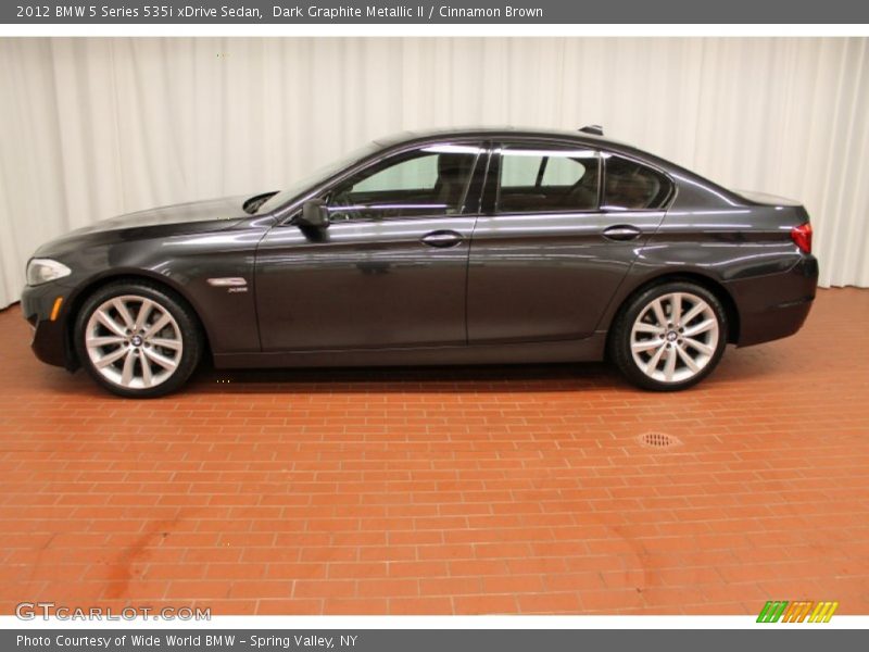 Dark Graphite Metallic II / Cinnamon Brown 2012 BMW 5 Series 535i xDrive Sedan