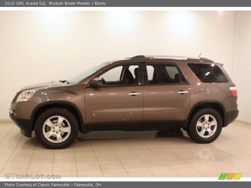 Medium Brown Metallic / Ebony 2010 GMC Acadia SLE