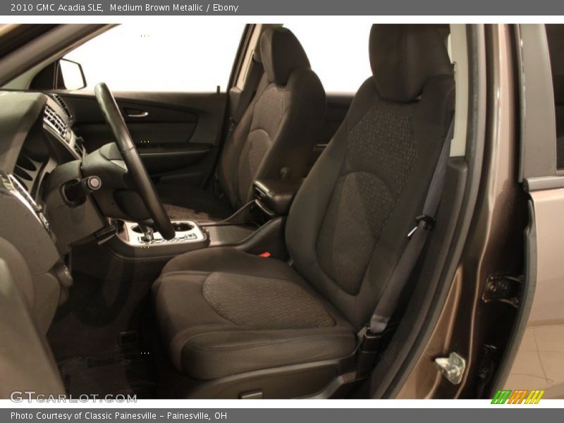 Front Seat of 2010 Acadia SLE