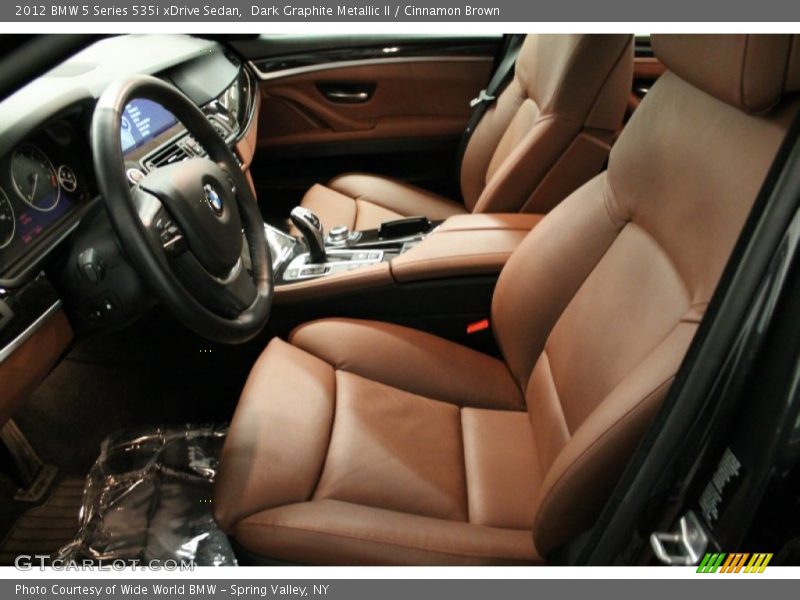 Dark Graphite Metallic II / Cinnamon Brown 2012 BMW 5 Series 535i xDrive Sedan