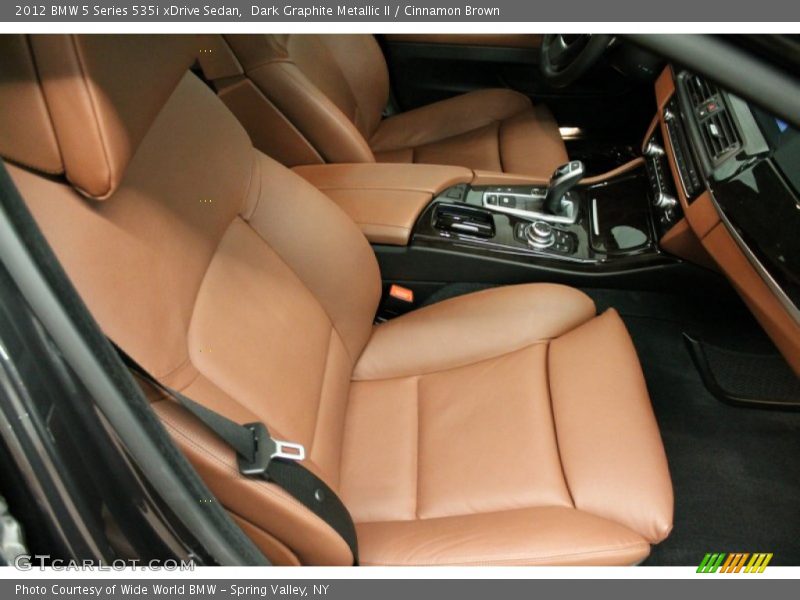 Dark Graphite Metallic II / Cinnamon Brown 2012 BMW 5 Series 535i xDrive Sedan