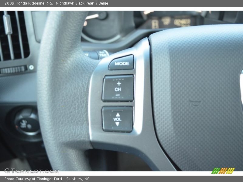 Controls of 2009 Ridgeline RTS
