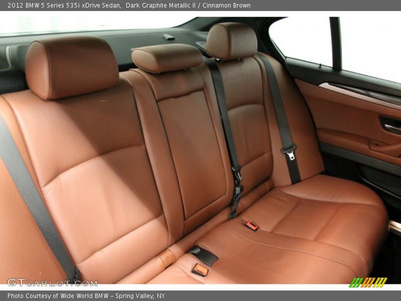 Dark Graphite Metallic II / Cinnamon Brown 2012 BMW 5 Series 535i xDrive Sedan