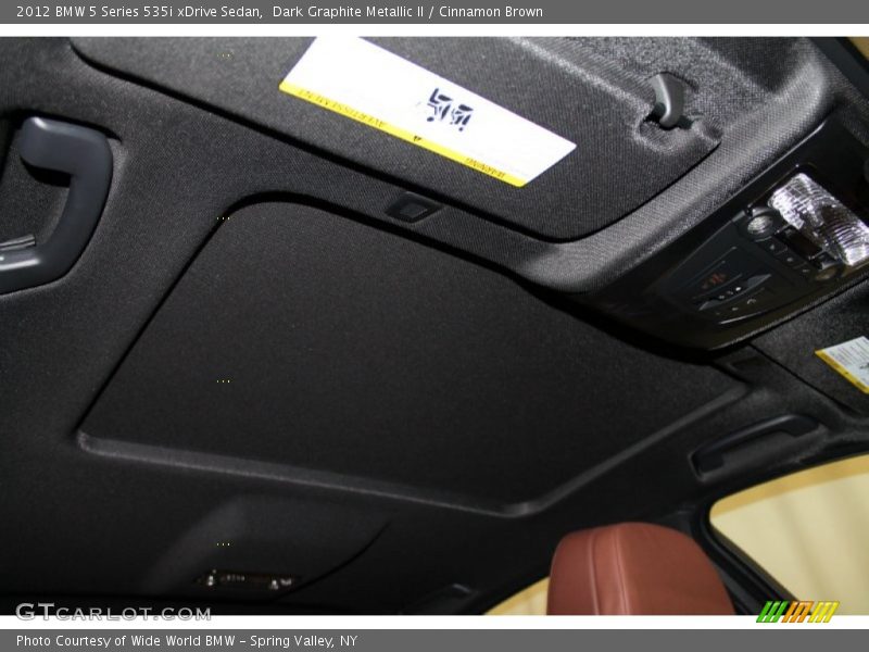 Dark Graphite Metallic II / Cinnamon Brown 2012 BMW 5 Series 535i xDrive Sedan