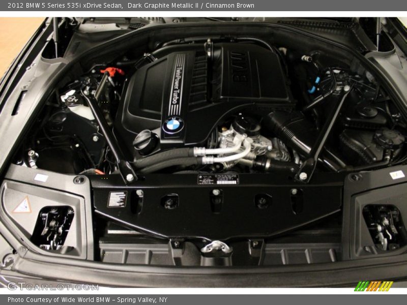 Dark Graphite Metallic II / Cinnamon Brown 2012 BMW 5 Series 535i xDrive Sedan