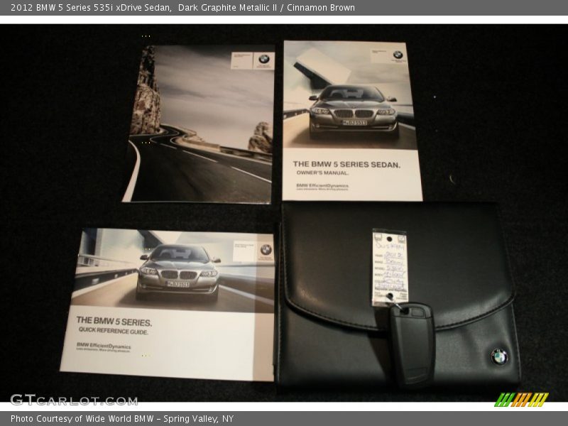 Dark Graphite Metallic II / Cinnamon Brown 2012 BMW 5 Series 535i xDrive Sedan