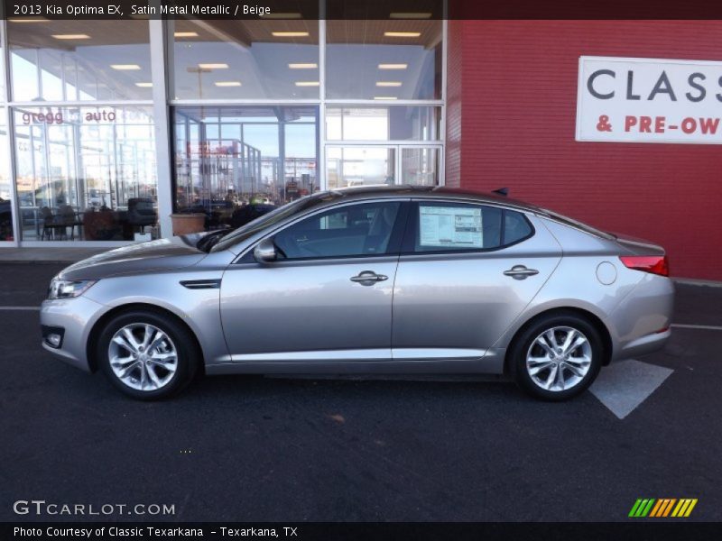 Satin Metal Metallic / Beige 2013 Kia Optima EX