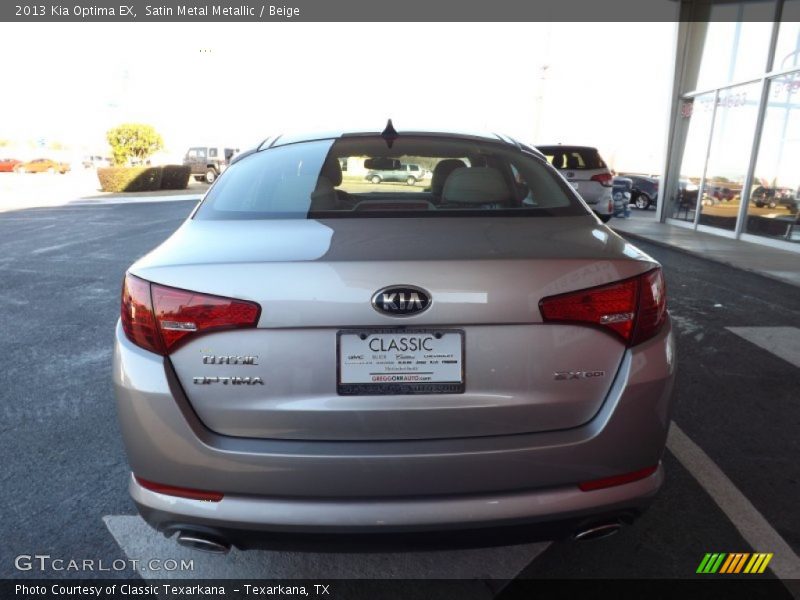 Satin Metal Metallic / Beige 2013 Kia Optima EX