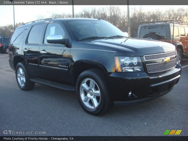 Black / Ebony 2008 Chevrolet Tahoe LTZ 4x4