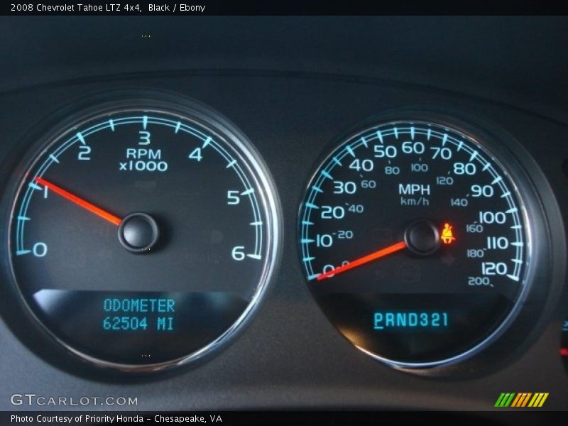 Black / Ebony 2008 Chevrolet Tahoe LTZ 4x4