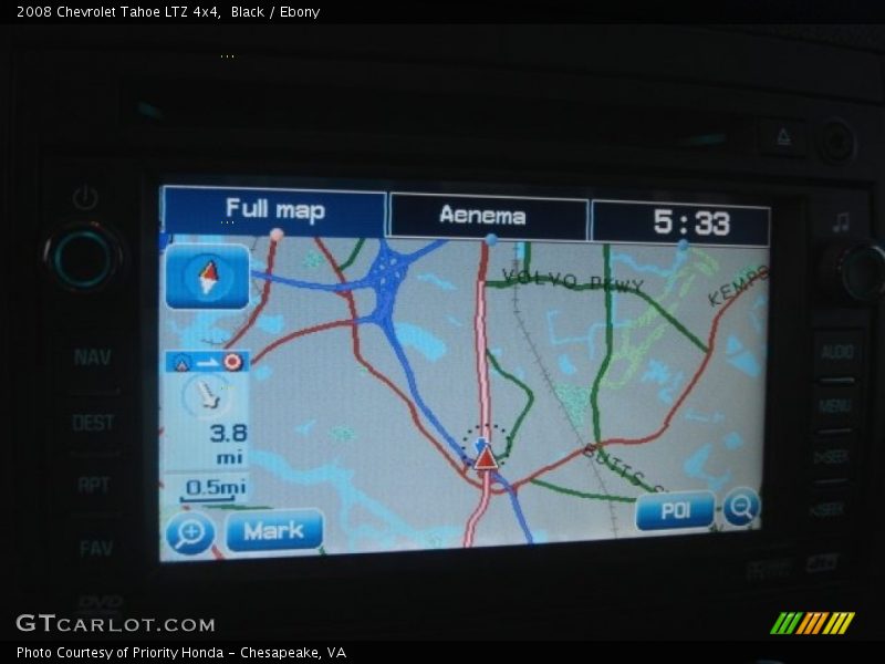 Navigation of 2008 Tahoe LTZ 4x4