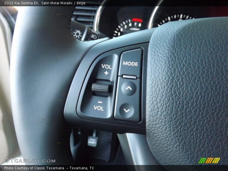 Satin Metal Metallic / Beige 2013 Kia Optima EX