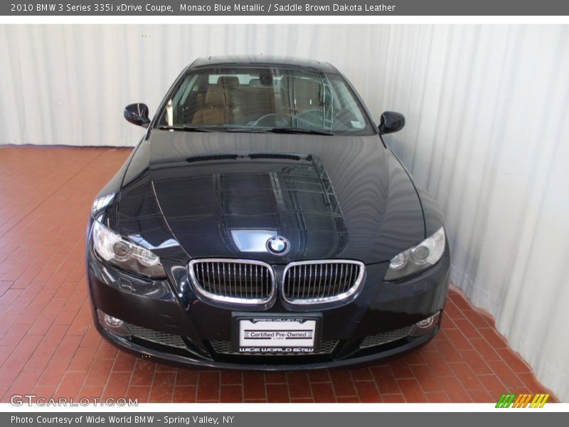 Monaco Blue Metallic / Saddle Brown Dakota Leather 2010 BMW 3 Series 335i xDrive Coupe