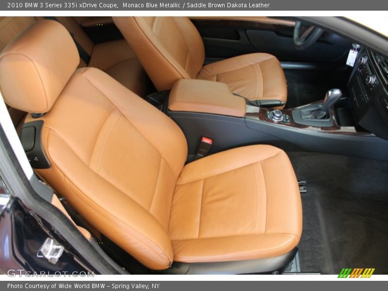 Monaco Blue Metallic / Saddle Brown Dakota Leather 2010 BMW 3 Series 335i xDrive Coupe