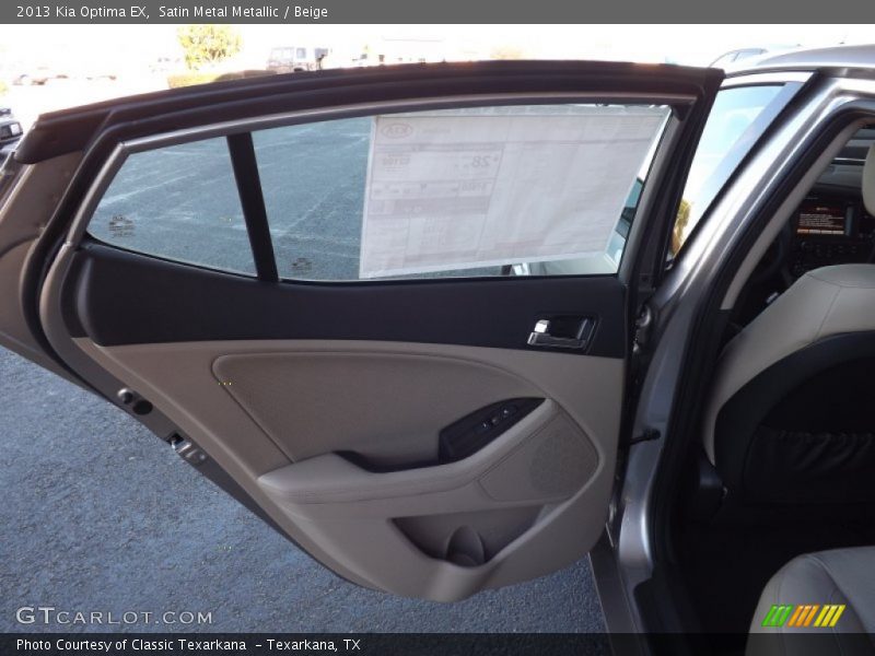 Satin Metal Metallic / Beige 2013 Kia Optima EX