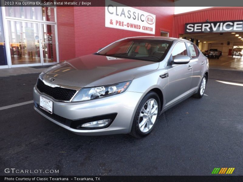 Satin Metal Metallic / Beige 2013 Kia Optima EX