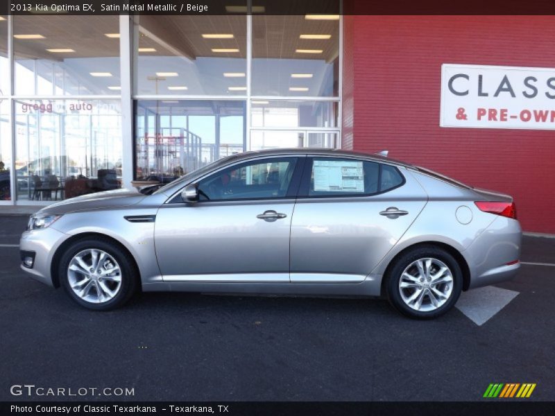 Satin Metal Metallic / Beige 2013 Kia Optima EX