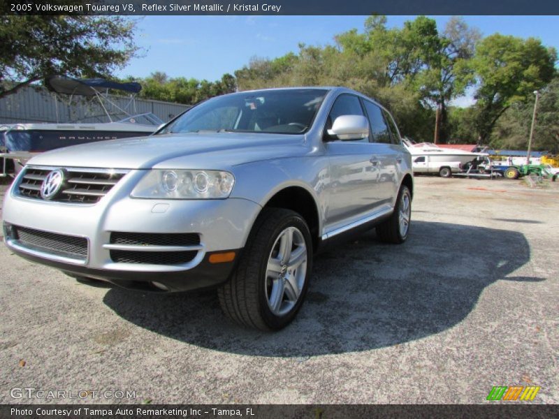 Reflex Silver Metallic / Kristal Grey 2005 Volkswagen Touareg V8