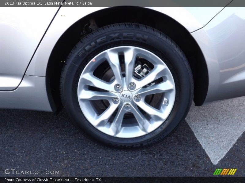 Satin Metal Metallic / Beige 2013 Kia Optima EX