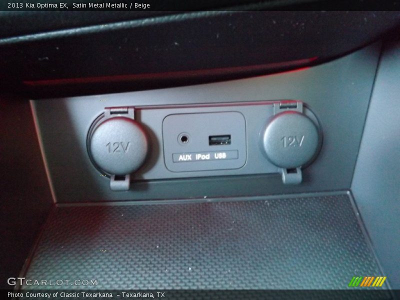 Satin Metal Metallic / Beige 2013 Kia Optima EX