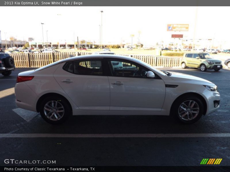 Snow White Pearl / Beige 2013 Kia Optima LX