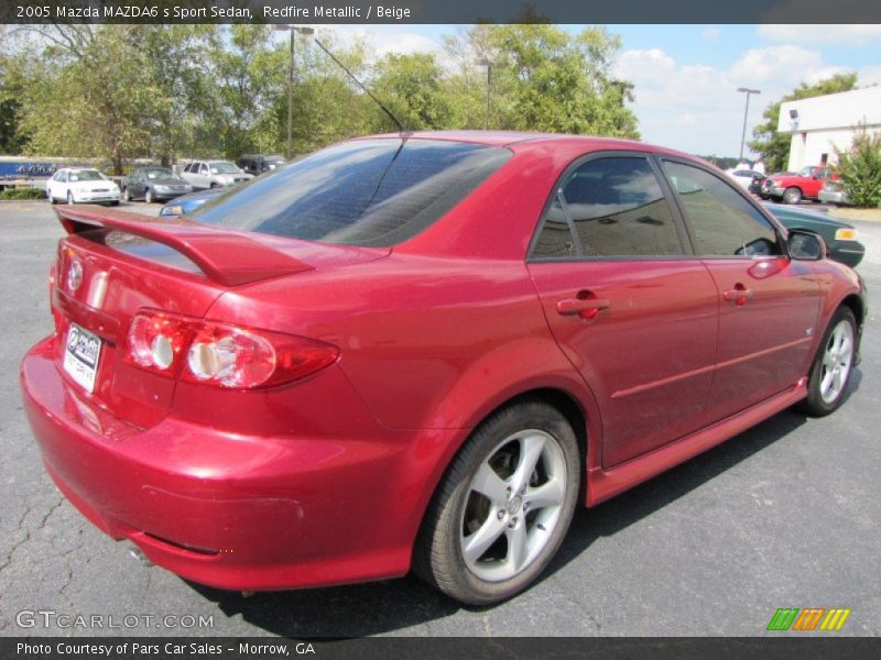 Redfire Metallic / Beige 2005 Mazda MAZDA6 s Sport Sedan