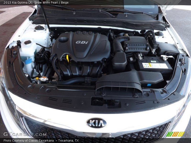 Snow White Pearl / Beige 2013 Kia Optima LX
