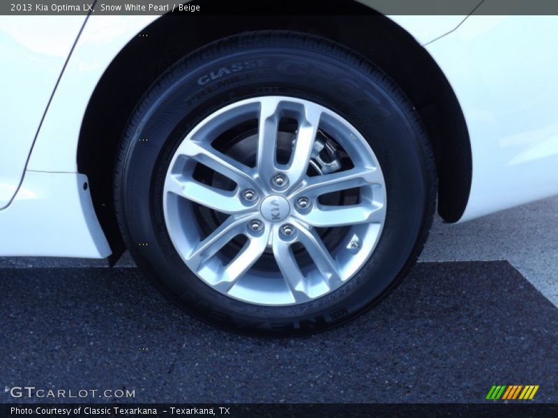 Snow White Pearl / Beige 2013 Kia Optima LX