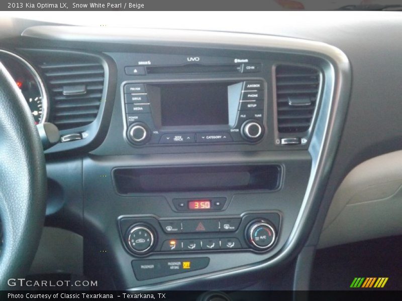 Snow White Pearl / Beige 2013 Kia Optima LX