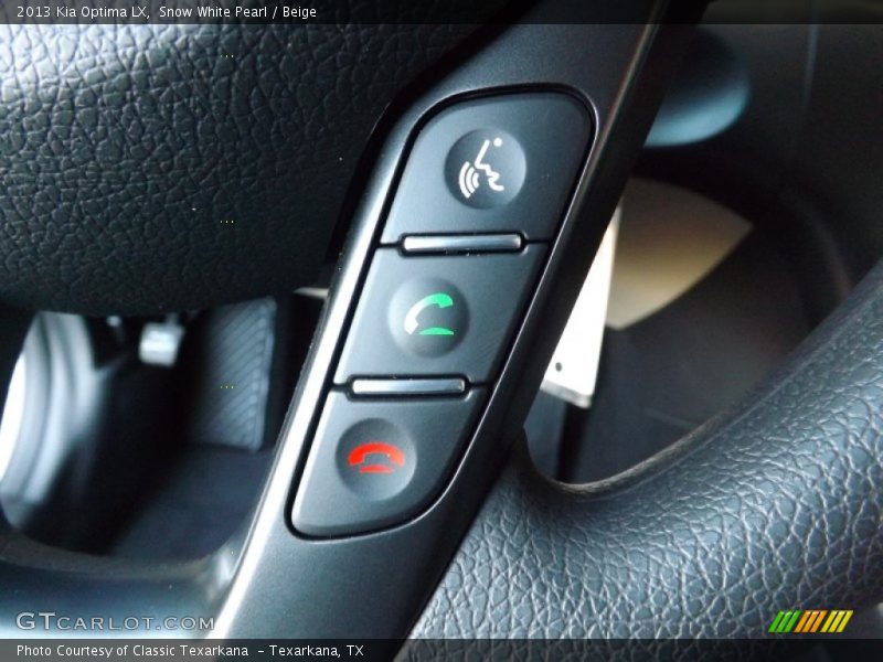 Snow White Pearl / Beige 2013 Kia Optima LX