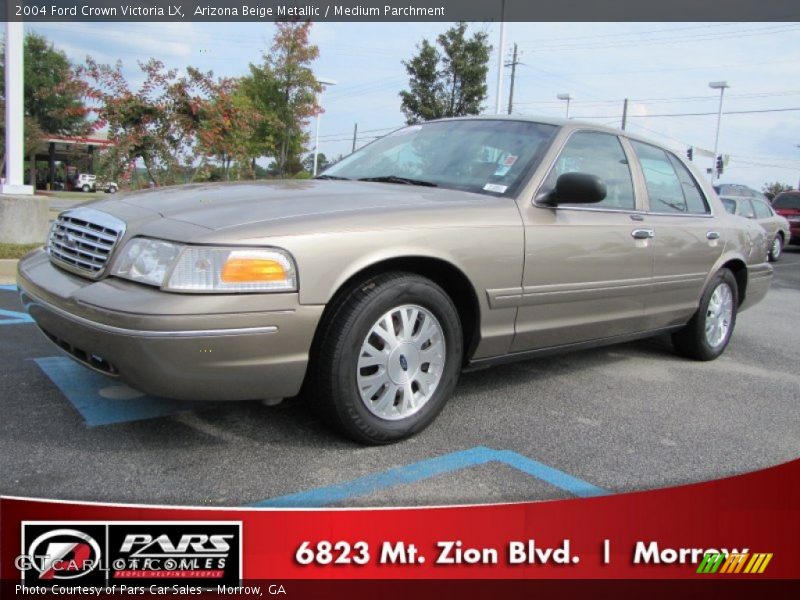 Arizona Beige Metallic / Medium Parchment 2004 Ford Crown Victoria LX