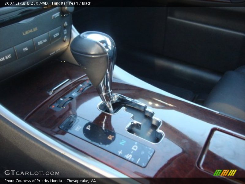 Tungsten Pearl / Black 2007 Lexus IS 250 AWD