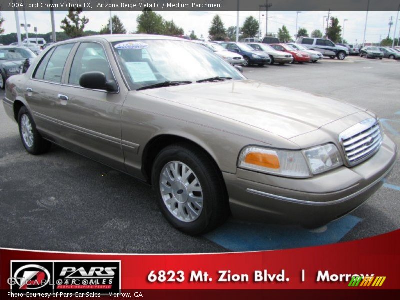 Arizona Beige Metallic / Medium Parchment 2004 Ford Crown Victoria LX