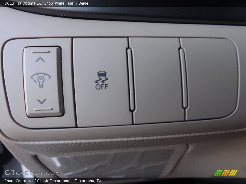 Snow White Pearl / Beige 2013 Kia Optima LX