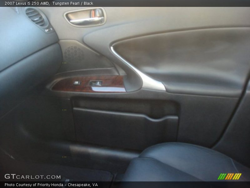 Tungsten Pearl / Black 2007 Lexus IS 250 AWD