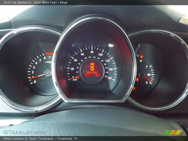Snow White Pearl / Beige 2013 Kia Optima LX