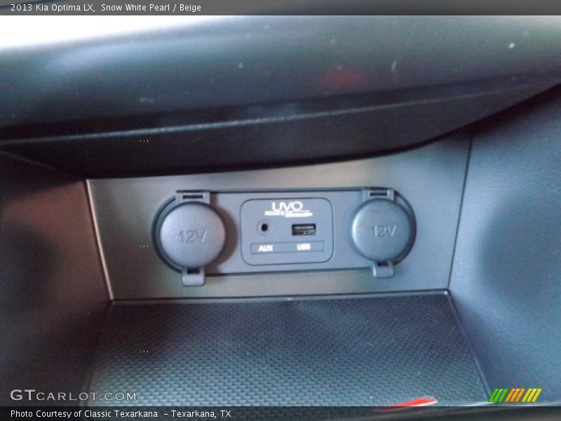 Snow White Pearl / Beige 2013 Kia Optima LX