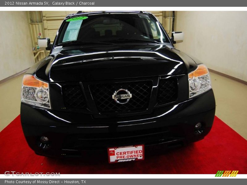 Galaxy Black / Charcoal 2012 Nissan Armada SV